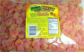 Sour Peach Slices 5lb