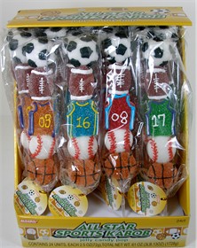 Sports Lollipop Jelly Kabobs 12ct