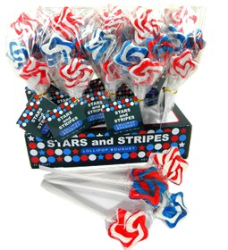  Stars & Stripes Lollipops 20ct