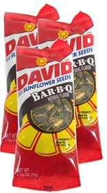 David Sunflower Seeds 12ct - BBQ