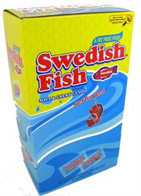 Swedish Red Gummy Fish 240ct  Single Wrapped