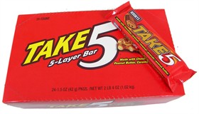 Take 5 Candy Bars 24ct