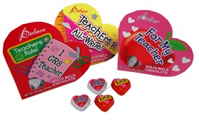 Chocolate Hearts Gift Box - Teacher 2oz