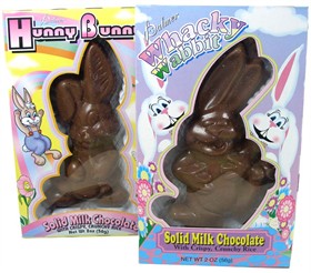 Whacky Wabbit/Hunny Bunch Solid Chocolate 2oz