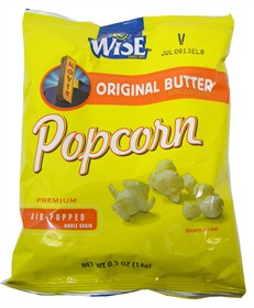 Wise White Cheddar Popcorn 1/2oz Bag