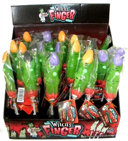 Spooky Witch Finger Lollipops 24ct
