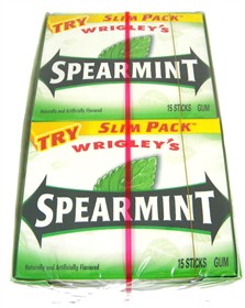 Wrigley's Gum Slim Pack - Spearmint